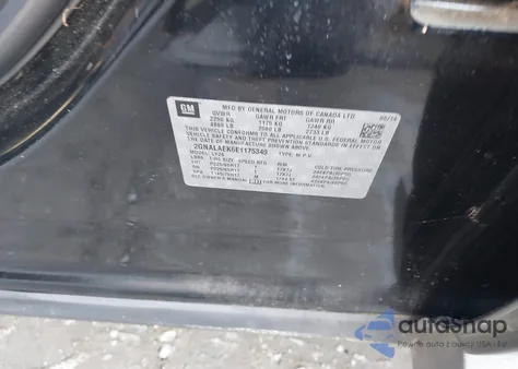 2014 Chevrolet Equinox Ls z USA, uszkodzony, nr VIN 2GNALAEK6E1175349